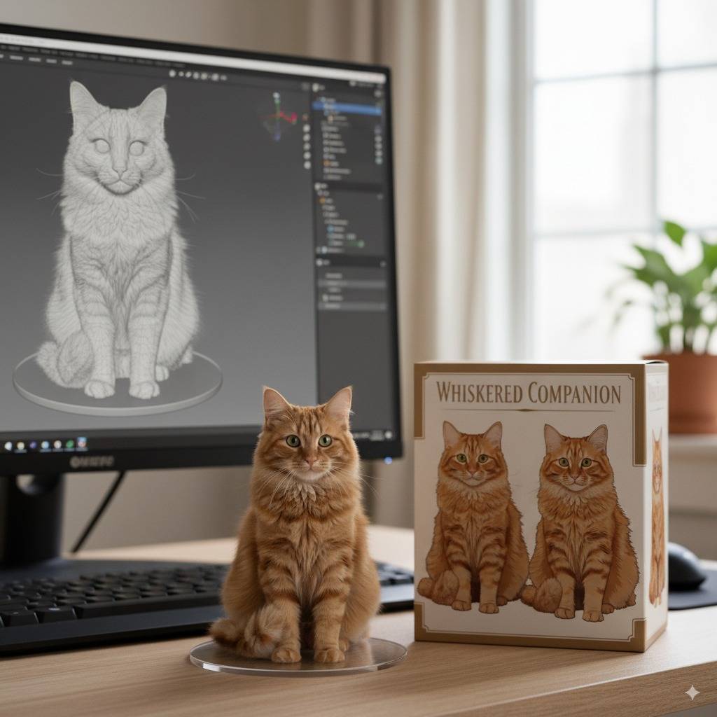 Orange Cat - AI Action Figures Orange Cat - AI Action Figures
